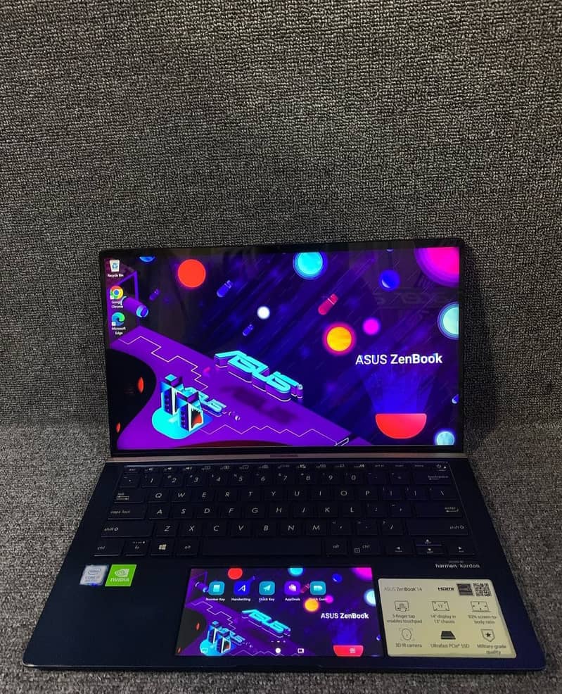 Asus ZenBook ux434f i5 8th Gen NVIDIA Card . . . Screen TouchPad 0