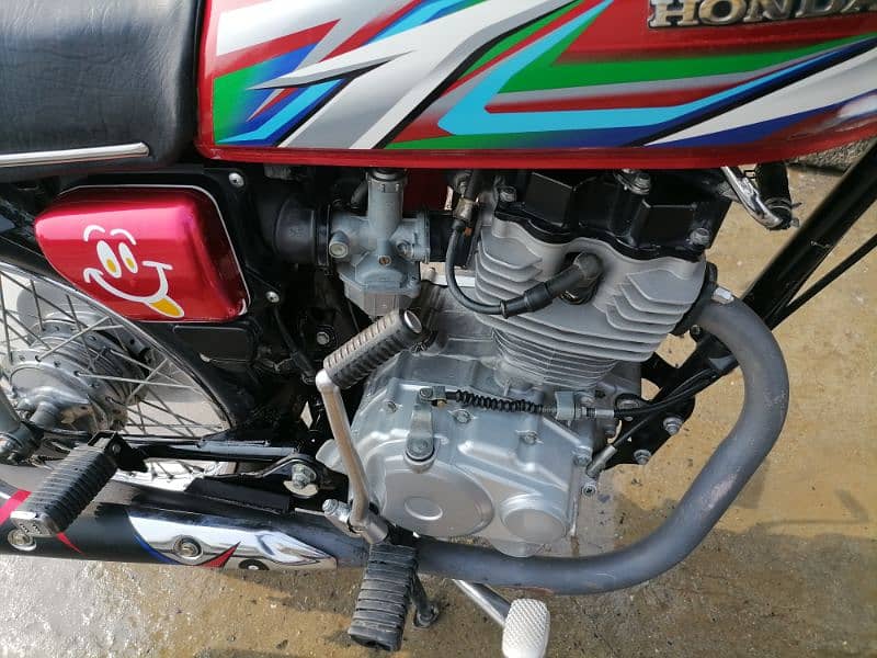 honda125 good condition all panjab number 1