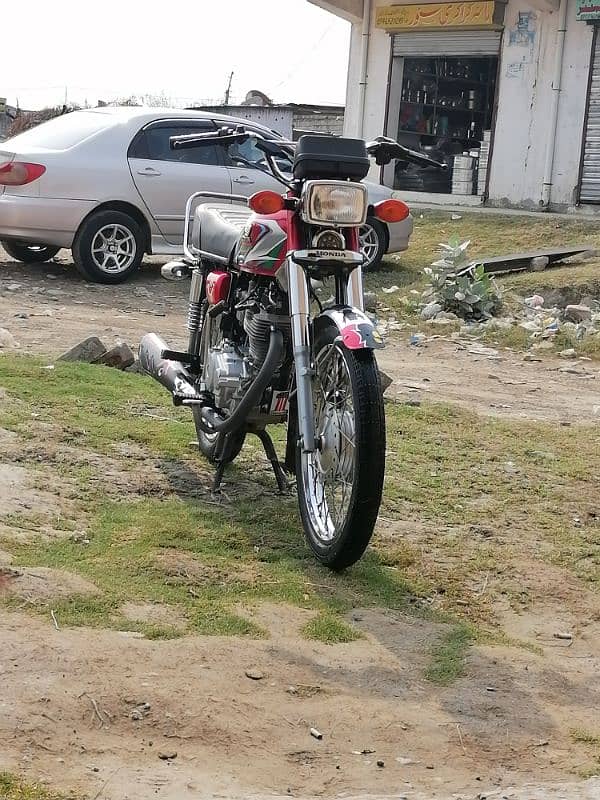 honda125 good condition all panjab number 4