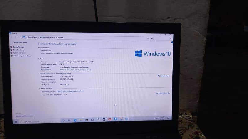 Dell laptop 3rd generation ,Core i5 for sell 5