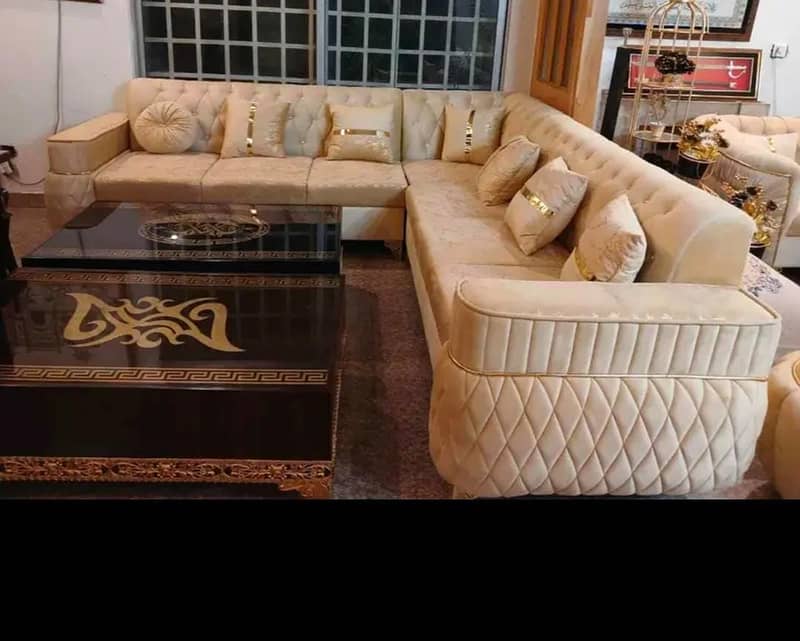 L Shape sofa set /corner sofa set / Poshish sofa set/Living room sofa 19