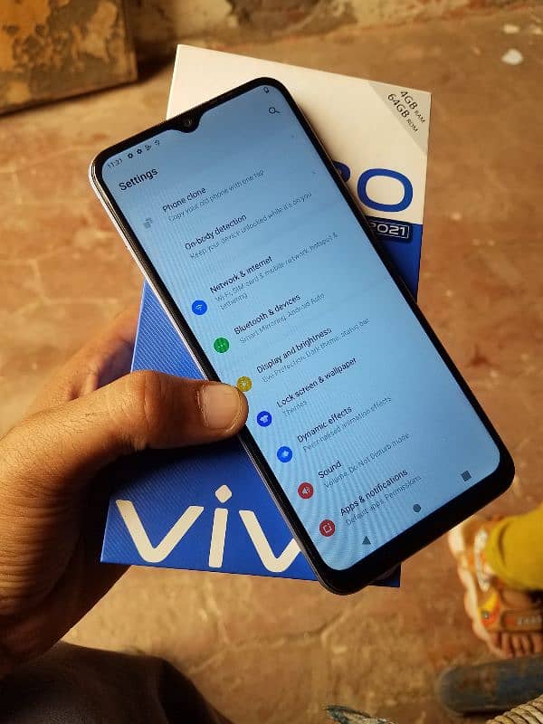 vivo y20 4gb 64gb with box 4