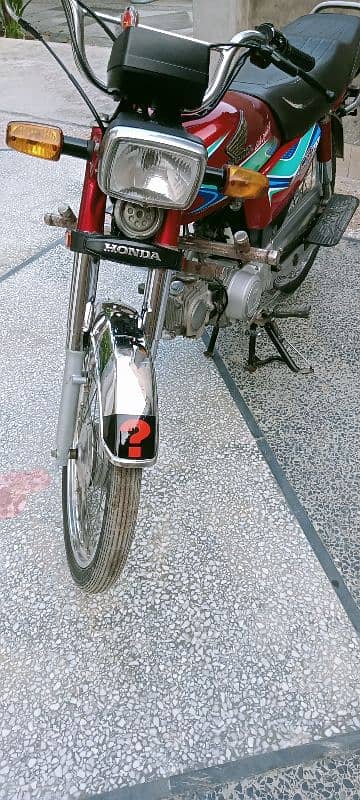 Honda CD 70 2018 Model Jhelum number 2