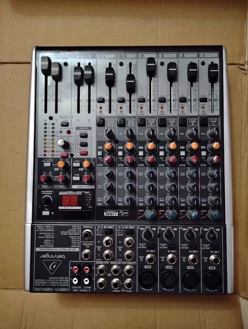 Behringer XENYX X1204USB – 12-Input USB Audio Mixer 5