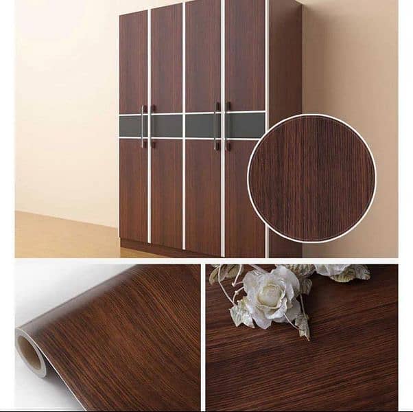 Wooden Wallpaper Sheet,Brown 2