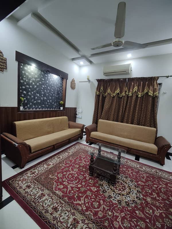 Luxury Fully Furnished 5 Marla Lower Portion For Rent In AA Block Bahria Town Lahore 15