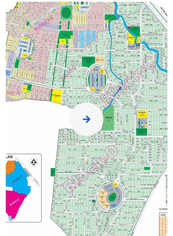 Multi orchard B block corner plot file for sale 0