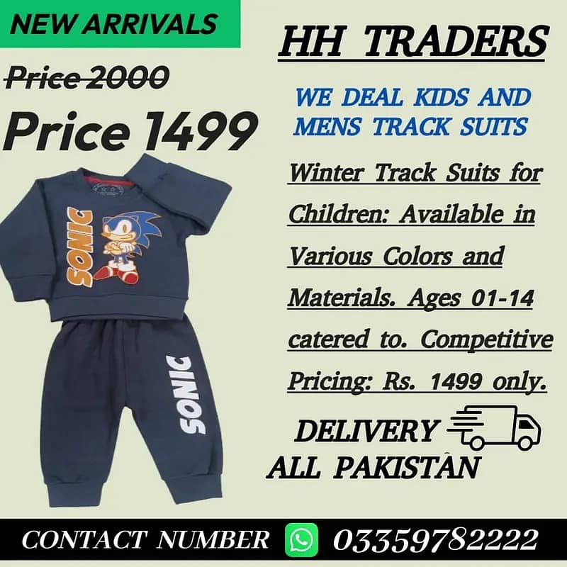 Kids Tracksuit / Baby Tracksuit / Kids Clothes for sale 1