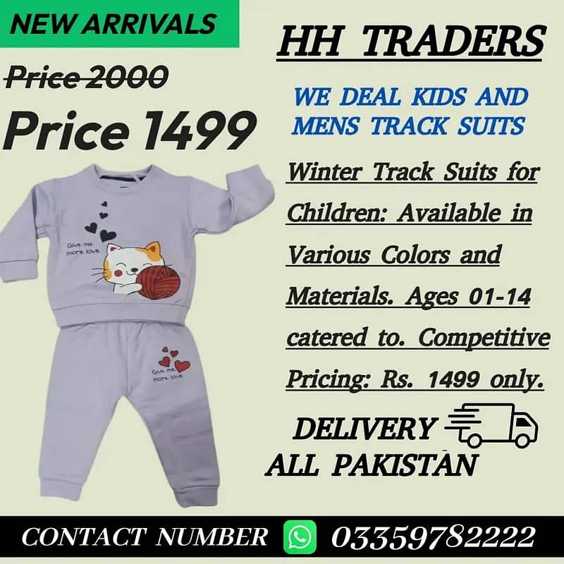 Kids Tracksuit / Baby Tracksuit / Kids Clothes for sale 11