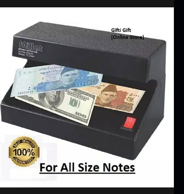 Money Note Checker Electric Machine counter Portable Money Detecto 0