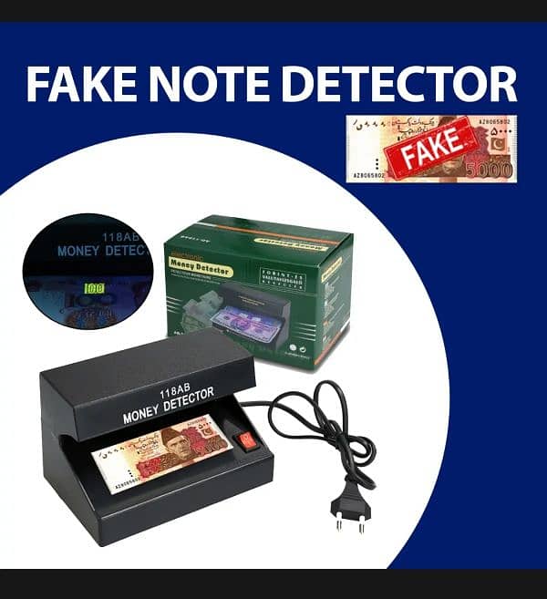 Money Note Checker Electric Machine counter Portable Money Detecto 1