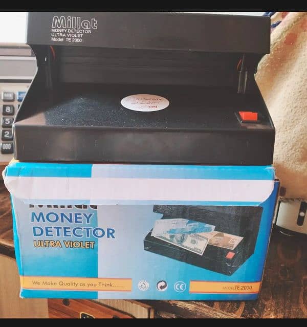 Money Note Checker Electric Machine counter Portable Money Detecto 2