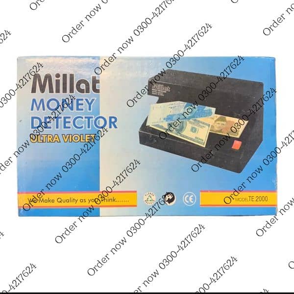 Money Note Checker Electric Machine counter Portable Money Detecto 8