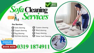 Sofa Cleaning Services/House Cleaning/Carpets/Rugs/Curtains/Mattress