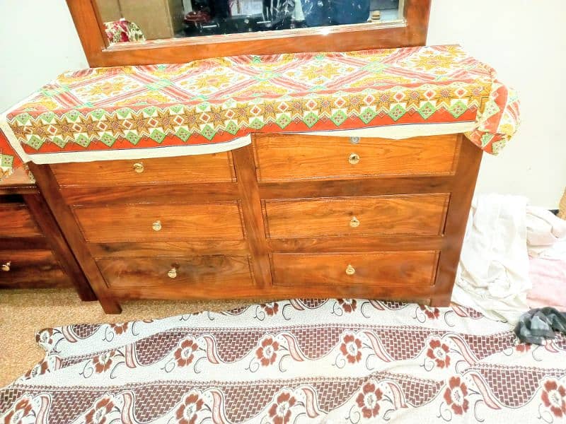 Brand New Bed Set on low price Pure sheesham wood never used 5