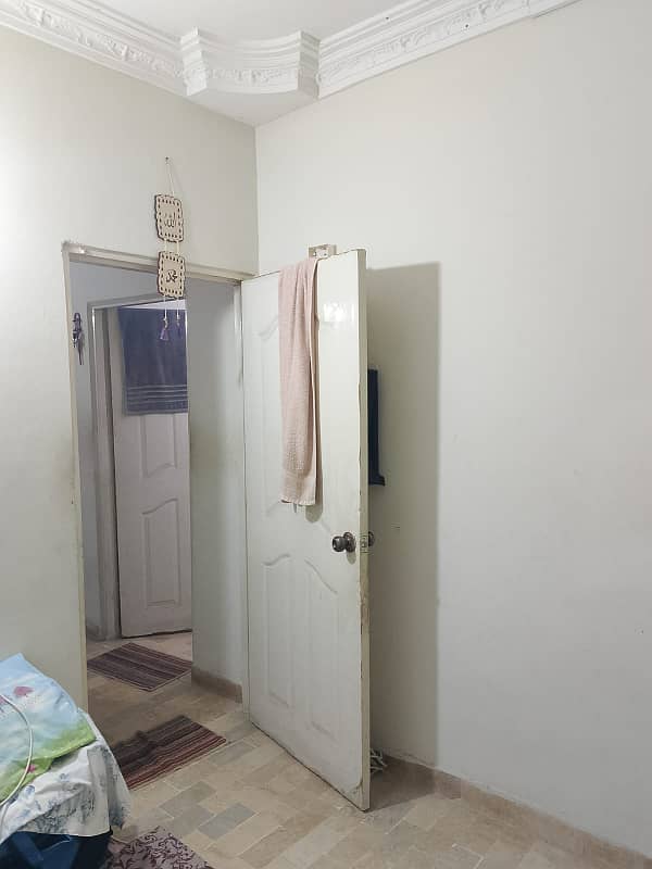 FLAT FOR RENT MUNIR BRIDGE VIEW GULISTAN E JAUHAR BLOCK 18 KARACHI. CONTACT 0331,8381586 7