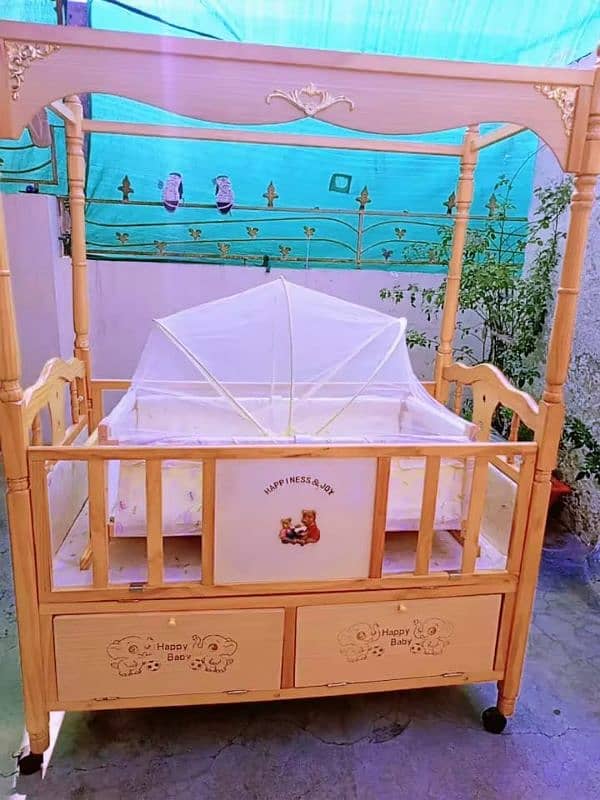 baby cot baby wooden bed 1