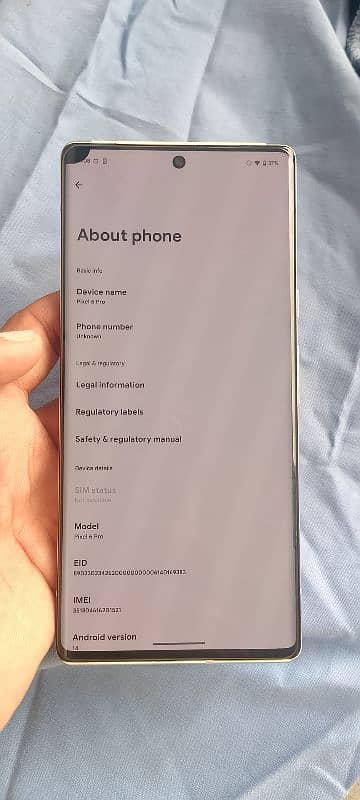 Google pixel 6pro 12/128 Non PTA 1