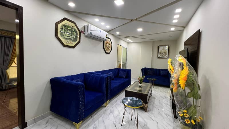 One Bedroom Fully Furnished Apartment Is Available For Rent In Chambeli Block Bahria Town Lahore 6