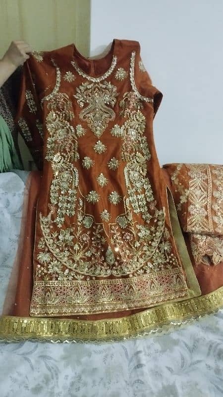 party weeding dress lehnga handmade work 1