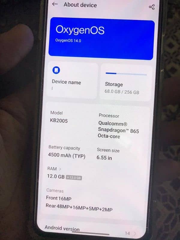 OnePlus 8t 12+12gb 256gb for sale 2