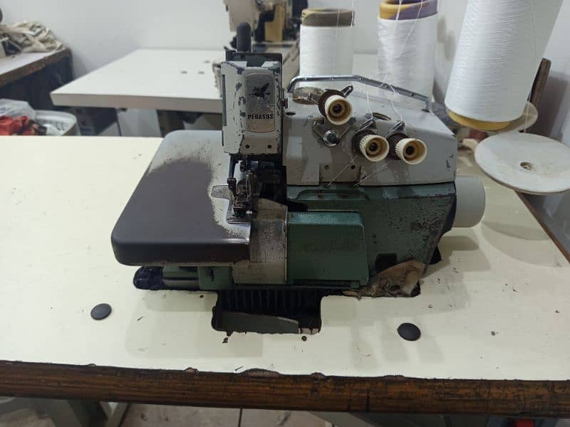 3 machines kaj overlock and buton 6