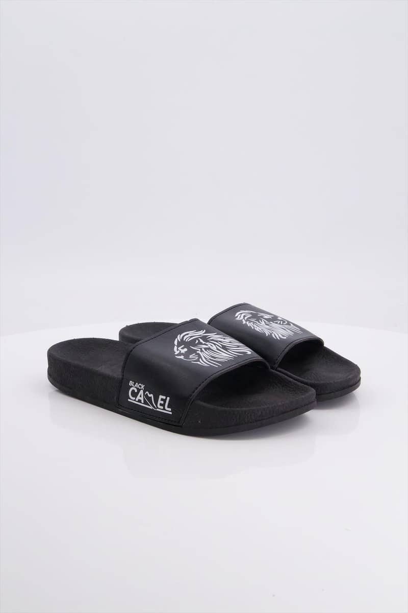 Black camel slippers 9