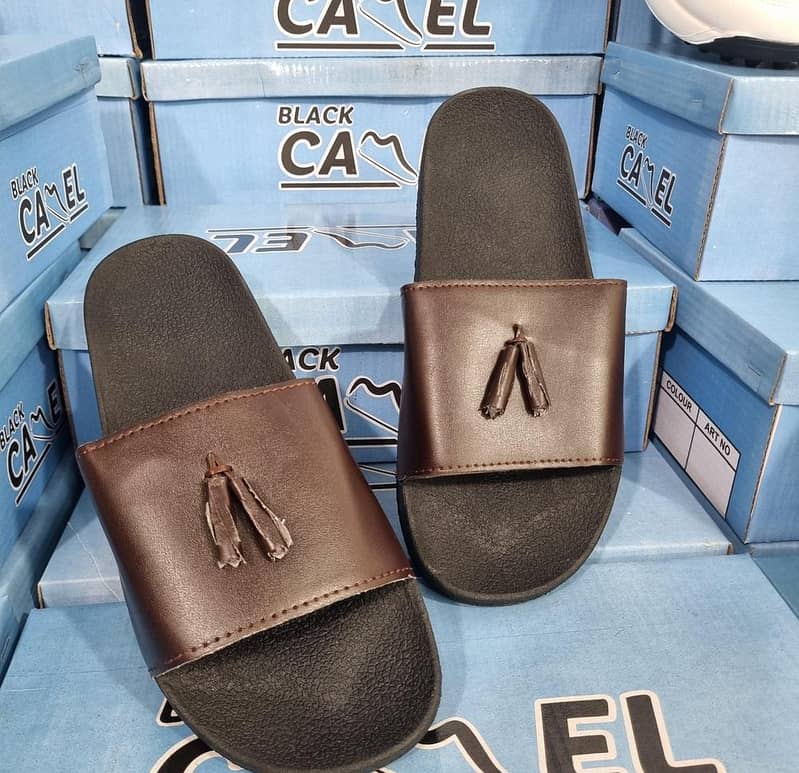 Black camel slippers 11