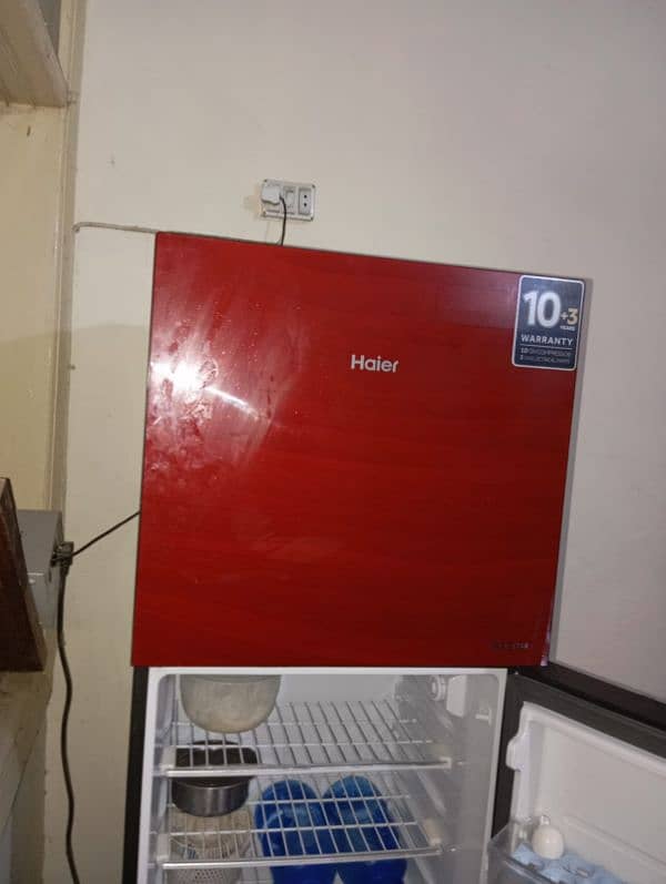 Almost new with box Haier Refrigerator. 2