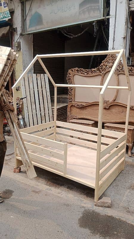 Baby Cot  / Single bed/ Chair/ Daining table 03074015143 M Waheed 2