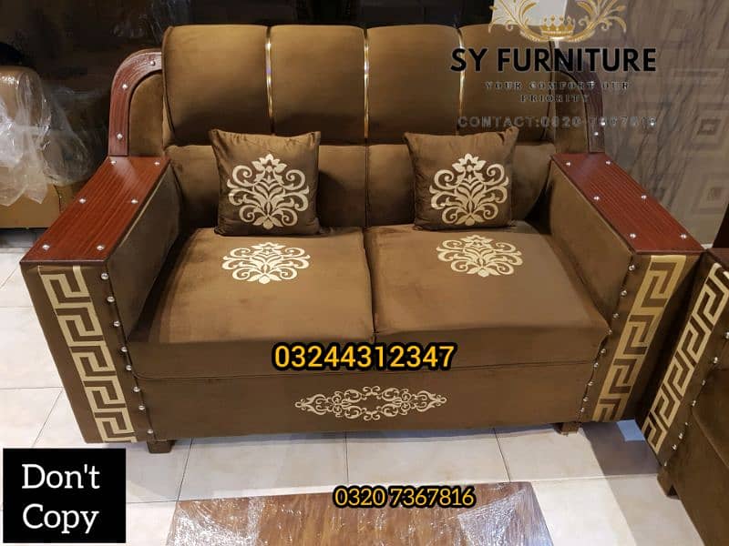 Brand New Sofa Set 6 Seater 3