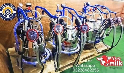 Milking Machine for cows and bufflo- Milk chiller- Dairy farming -Mats