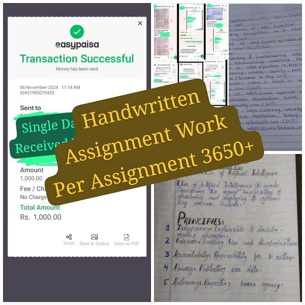 Handwritten Assignment Work 2Seats Available 0