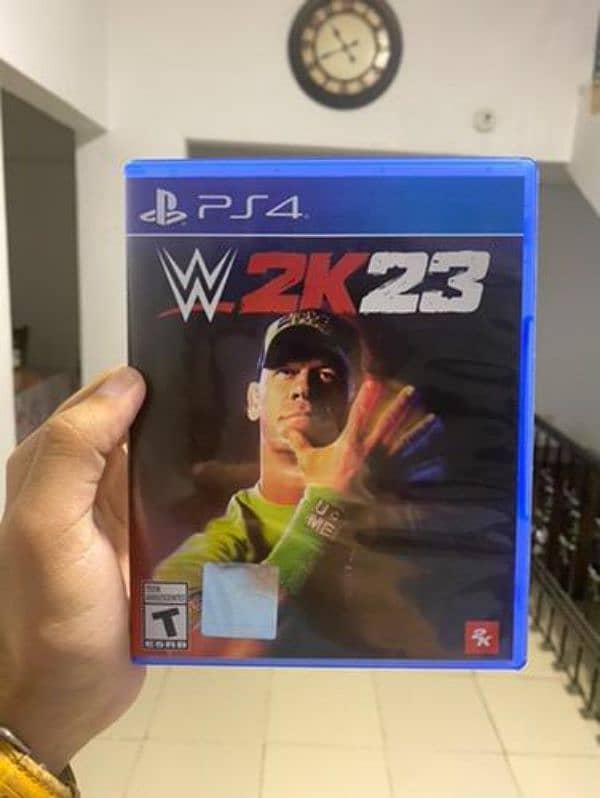 WWE2k23 wrestling PS4 urgently selling 0