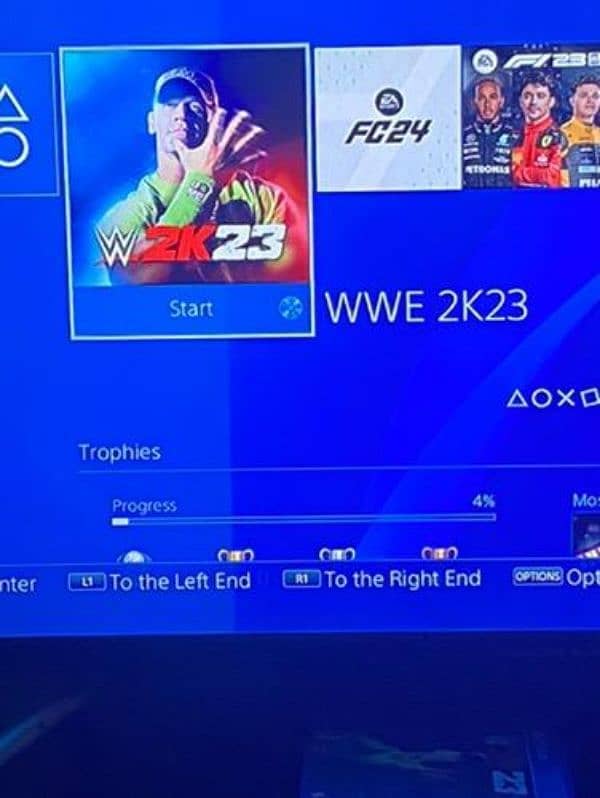 WWE2k23 wrestling PS4 urgently selling 1