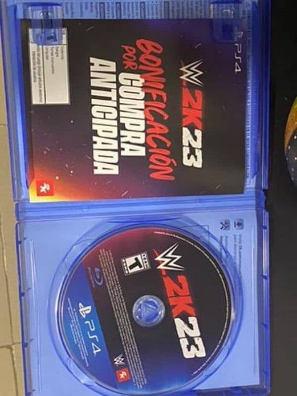 WWE2k23 wrestling PS4 urgently selling 2