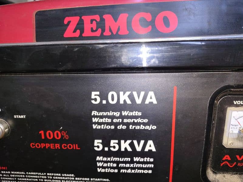 ZEMCO 5KV 100%ok generator 0