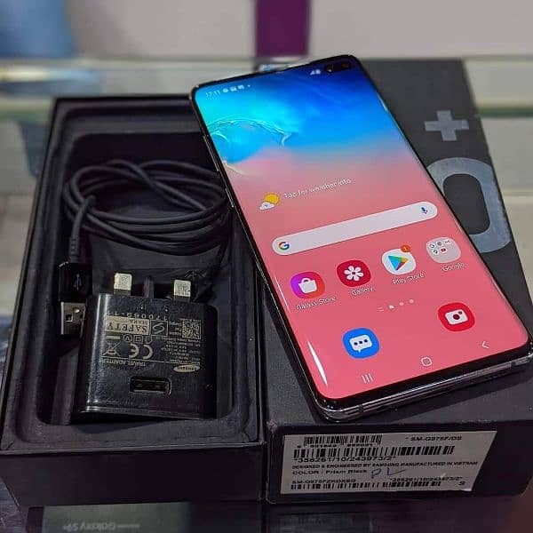 Samsung S10 plus PTA Approved 03409540439Watsapp 1