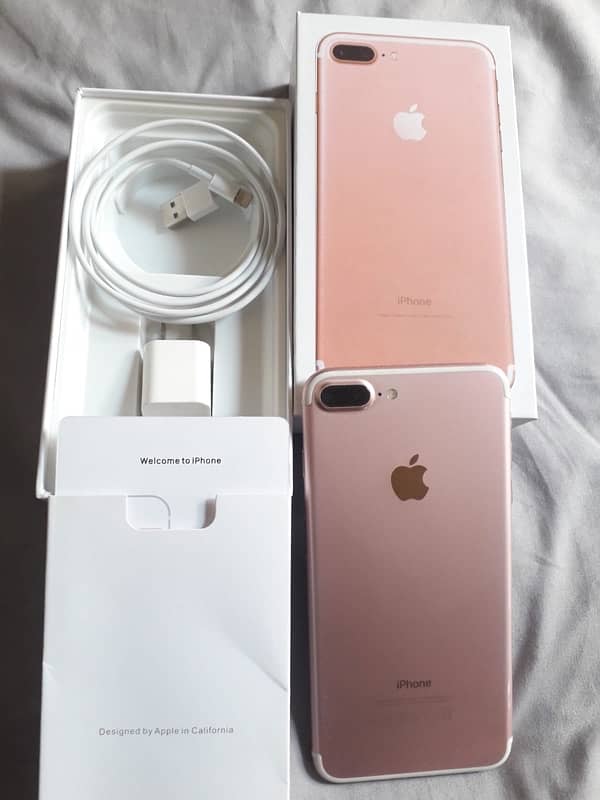 iPhone 7 plus 32gb pta approve with box charge 4