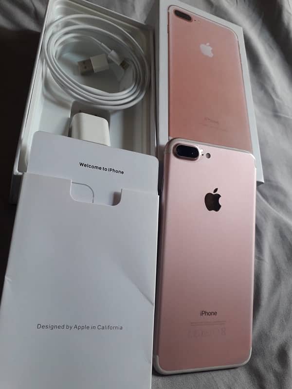 iPhone 7 plus 32gb pta approve with box charge 5