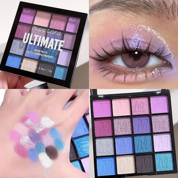 Matte and Glitter Eyeshadow kit 1