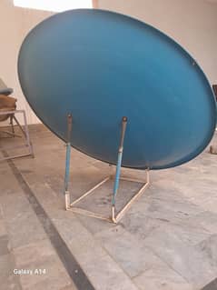 dish antena pure Saman k sath