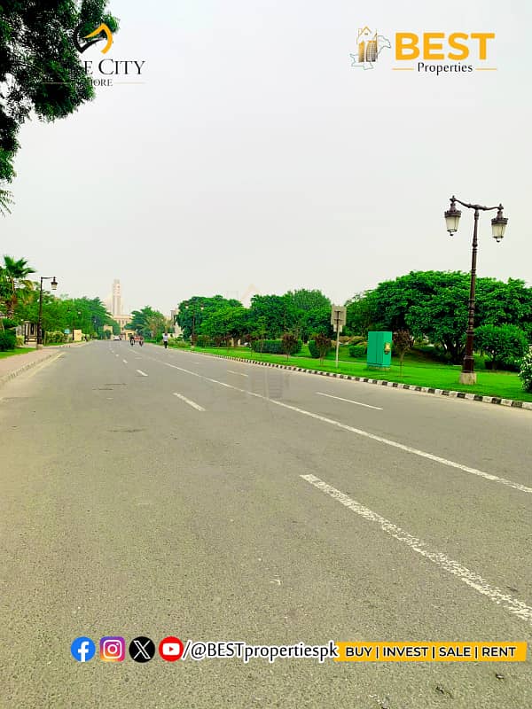 1 Kanal Plot for SALE On Most Prime Location Block M 1 Lake City Lahore 9