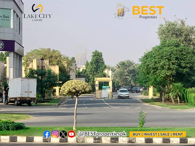 1 Kanal Plot for SALE On Most Prime Location Block M 1 Lake City Lahore 16