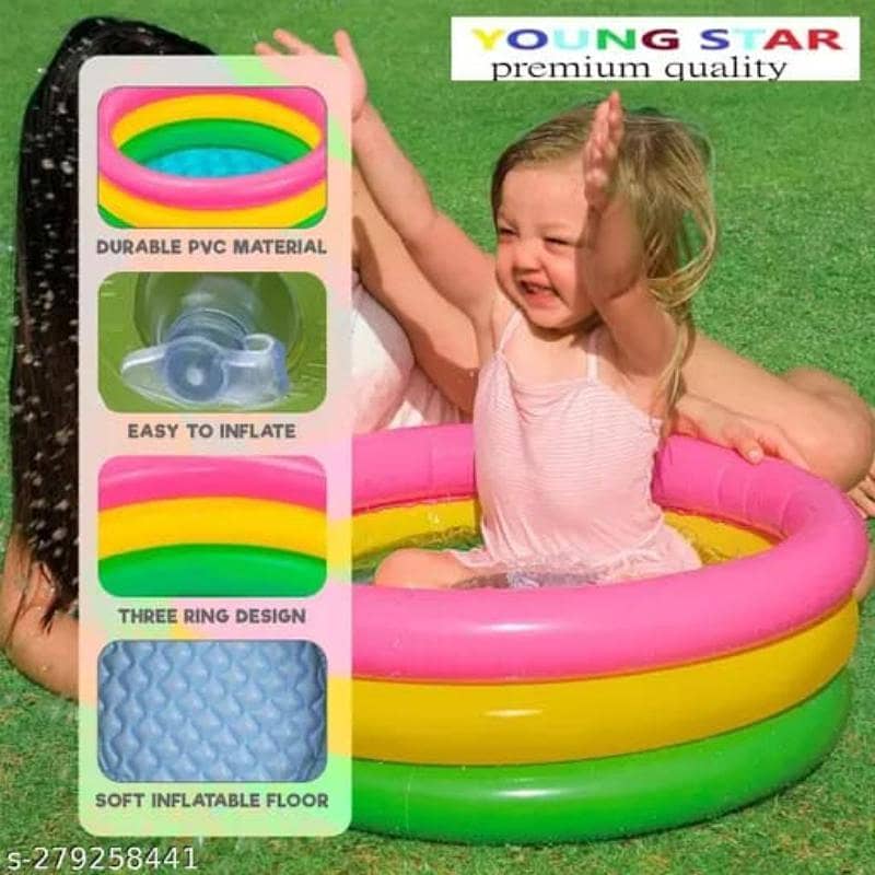 2ft Round Baby Sunset Glow Swimming Pool Size: Standard Size 1