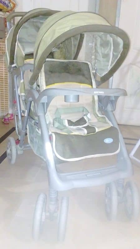 Twins Baby Stroller 1