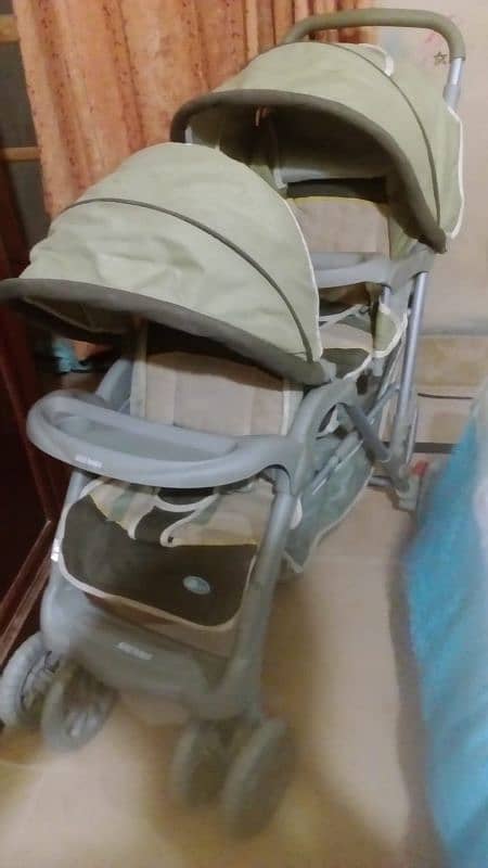 Twins Baby Stroller 2