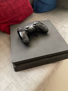 PS4 Slim 1 TB along with original controller accessories and box