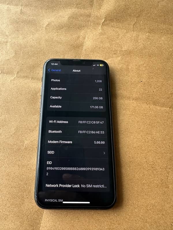 IPhone 11 Pro 256 GB PTA approved 68% battery health 12