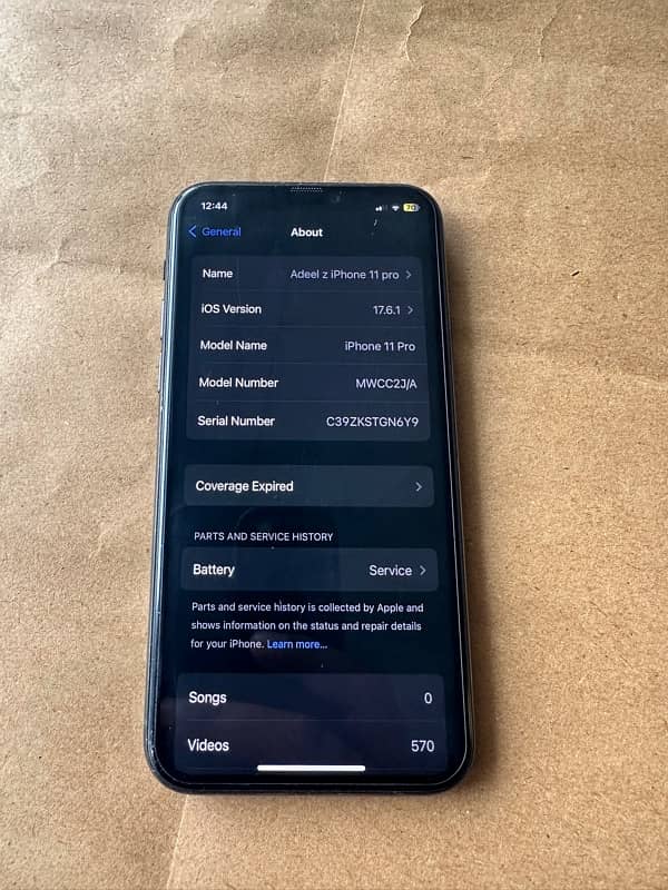 IPhone 11 Pro 256 GB PTA approved 68% battery health 13